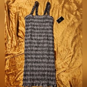 Volcom Seeriously Plaid Bodycon Dress